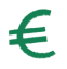 Icone euro vert